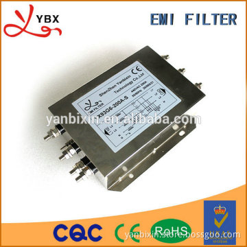 Three Phase Four Line High Performance Double EMI EMC Filter